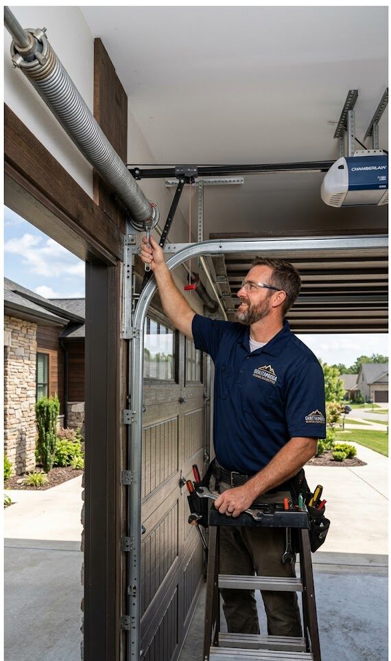 Professional garage door services in Dayton Tennessee — residential, commercial, and farm repair, installation, and replacement