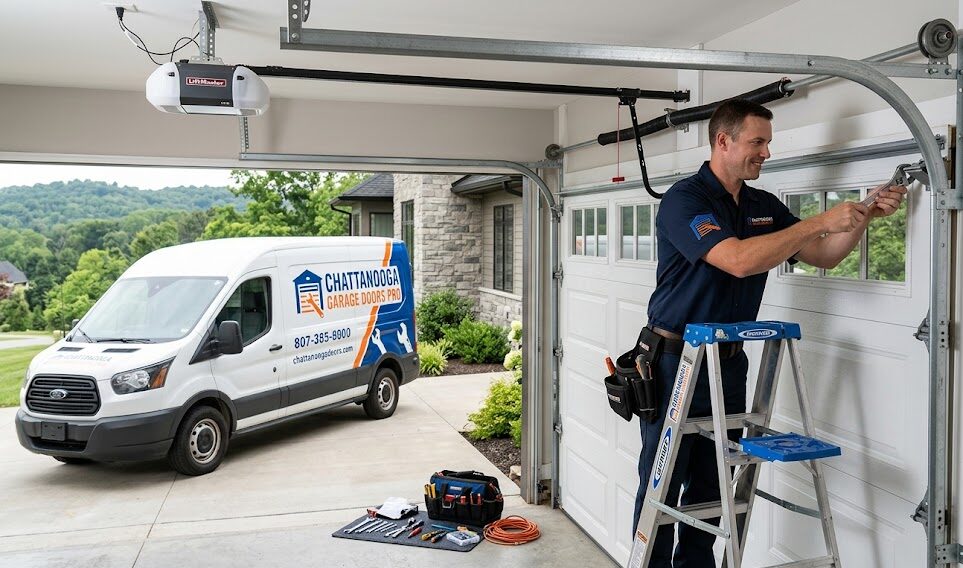 Garage door buying guide for Birchwood TN homeowners - modern steel garage door installation