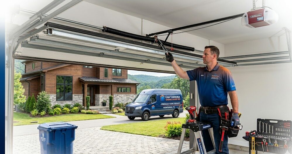 Professional garage door repair, installation, and replacement services for Orme TN and surrounding communities in the Sequatchie Valley
