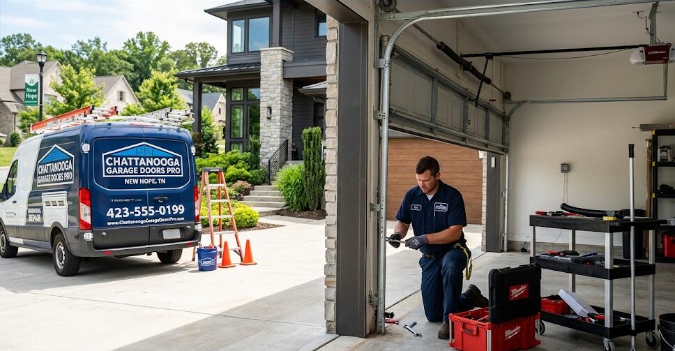 Garage door repair services in New Hope TN