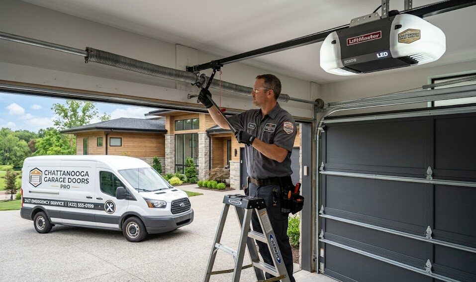 Garage door repair and installation services in Walden TN and surrounding areas