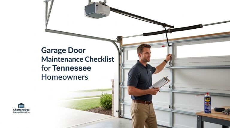 Garage Door Maintenance Checklist for Tennessee Homeowners