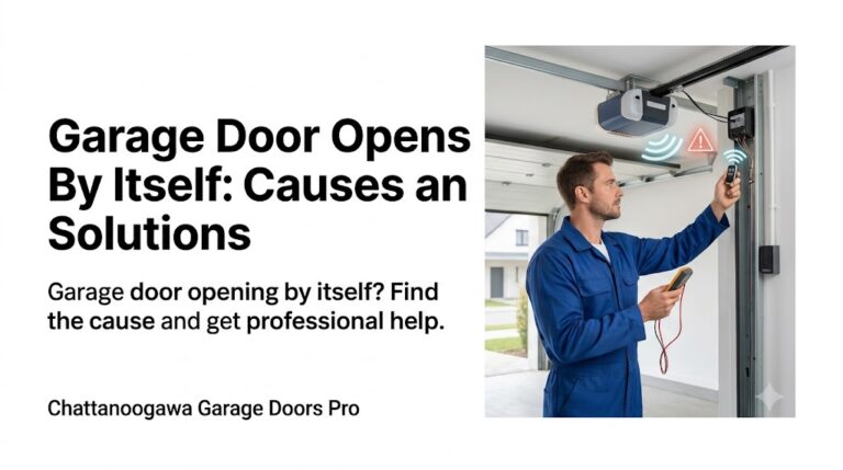 Garage Door Opens By Itself: Causes and Solutions