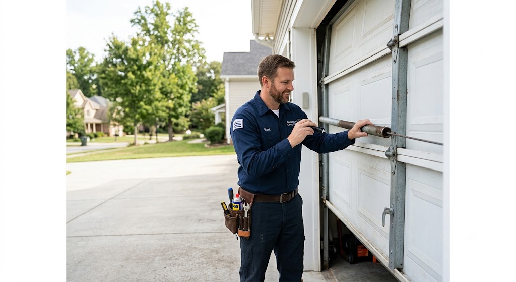 Inspecting garage door lifespan and wear in Tennessee